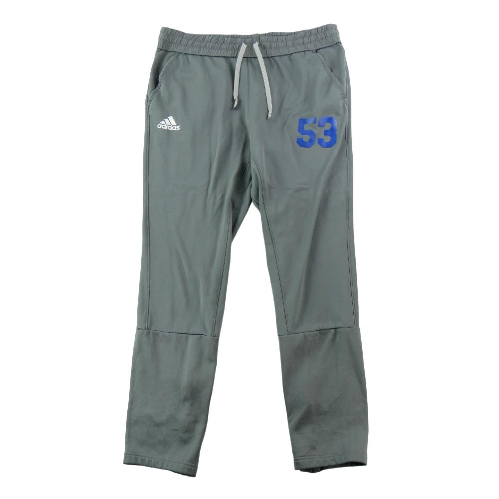 Fitness / Cardio training - Adidas Jogging Motif 53 AeroReady Jambes zippées Coupe fuselée Homme Taille L Gris #QWE0989 - photo 1
