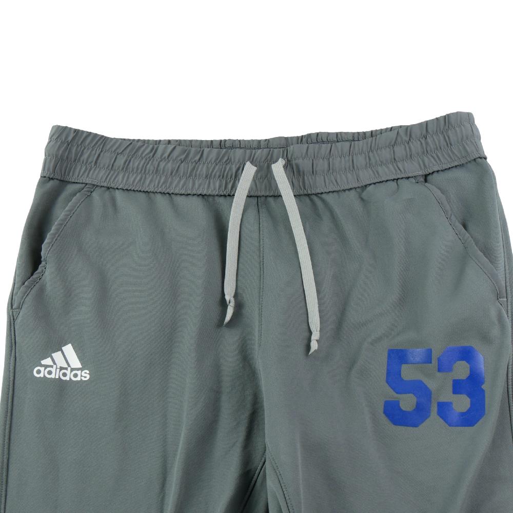 Fitness / Cardio training - Adidas Jogging Motif 53 AeroReady Jambes zippées Coupe fuselée Homme Taille L Gris #QWE0989 - photo 3