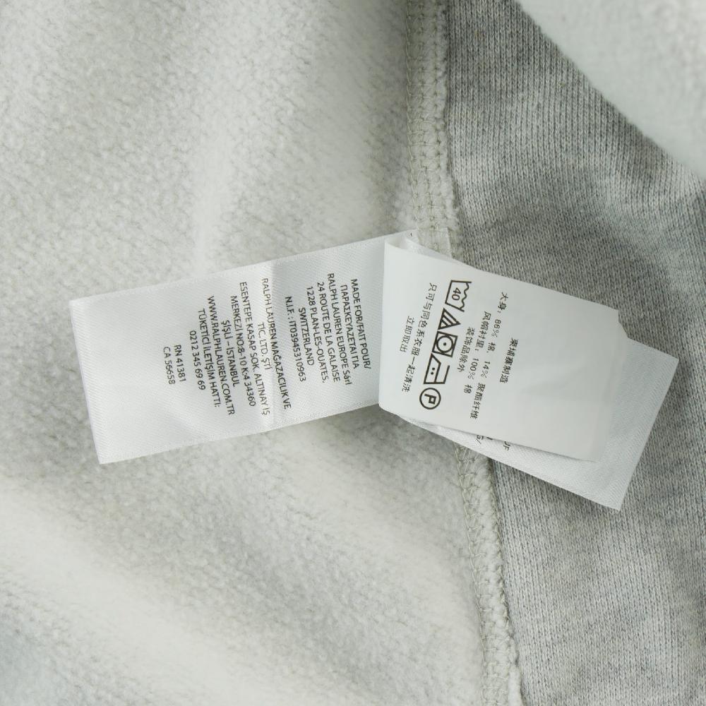 Sportswear - Polo Ralph Lauren Sweat à capuche Fleece Full-Zip Hoodie Coton mélangé Homme Taille XL Gris #QWE0785 - photo 8