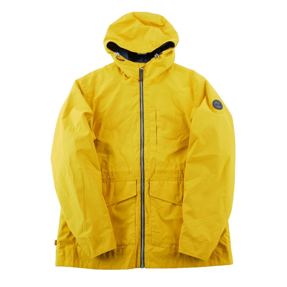 Sportswear - Timberland Parka à capuche Poche poitrine zippée Poches plaquées Homme Taille S Jaune #QWE1071 - photo 1