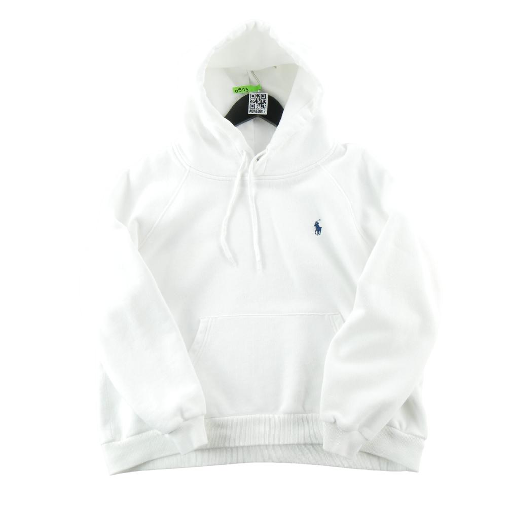 Sportswear - Polo Ralph Lauren Sweat à capuche Cropped Boxy Hoodie Pony Femme Taille S Blanc #QWE0913 - photo 1
