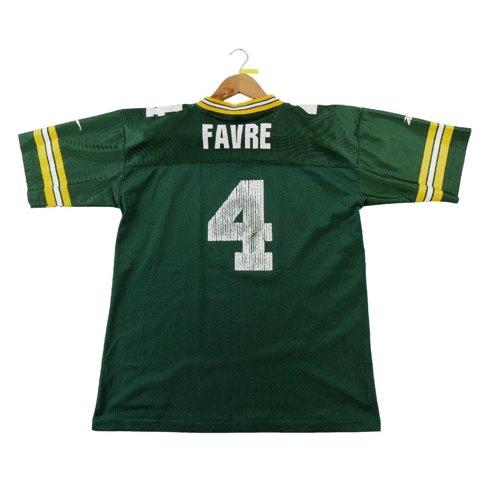 Football Américain - Reebok Maillot NFL Green Bay Packers Brett Favre #4 Y2K Vintage Mesh Taille XL #QWE1996 - photo 3