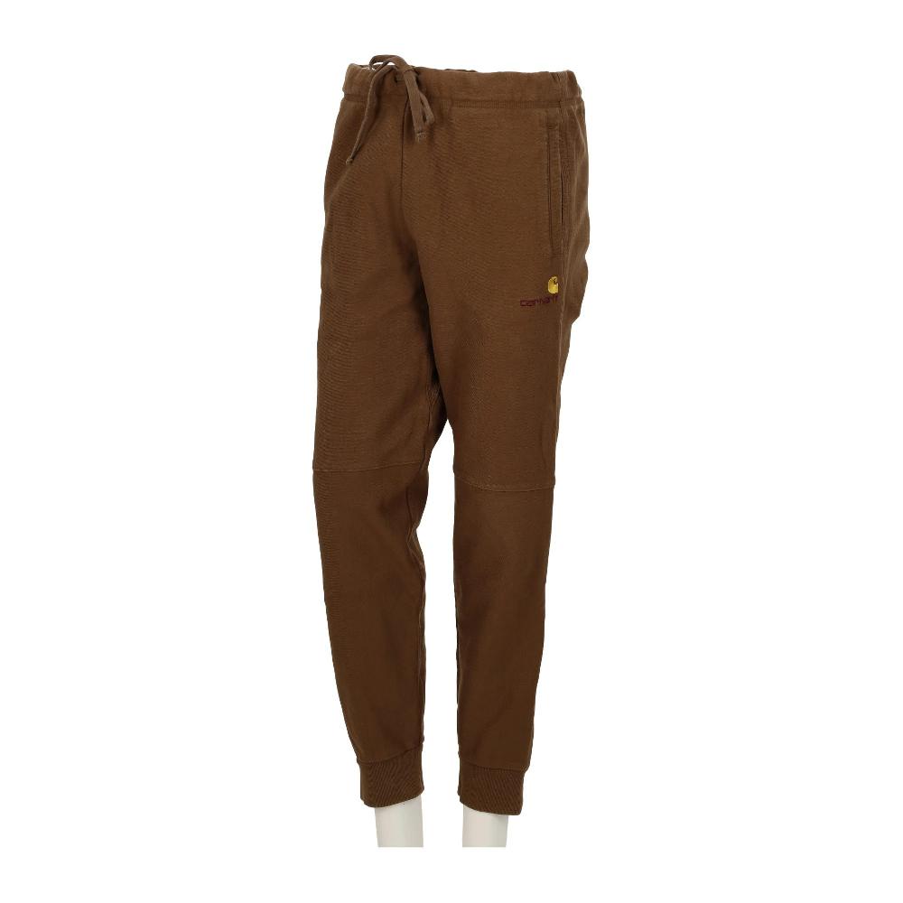 Fitness / Cardio training - Carhartt Jogging American Script Jogging Pant Coupe ample Logo brodé Homme Taille L Marron #QWE0635 - photo 1