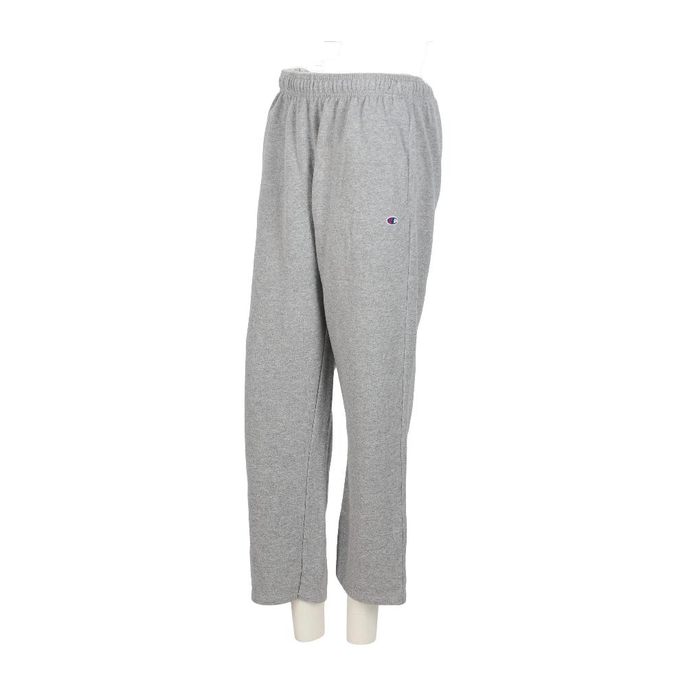 Fitness / Cardio training - Champion Jogging Powerblend Open Bottom Logo C brodé Molleton brossé Homme Taille L Gris #QWE7459 - photo 1