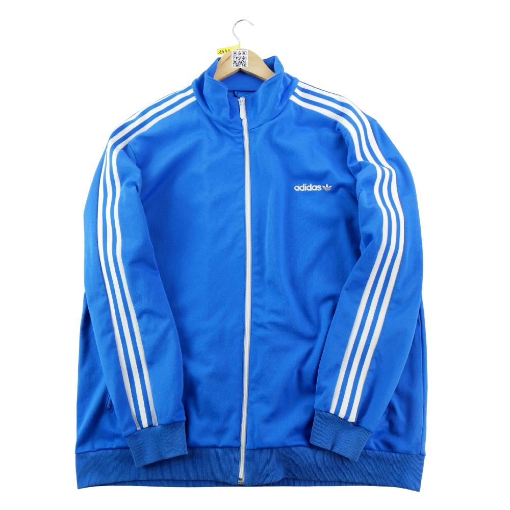 Fitness / Cardio training - Adidas Veste de survêtements 3-Stripes Originals Trefoil brodé Col montant Homme Taille 2XL #QWE1440 - photo 1