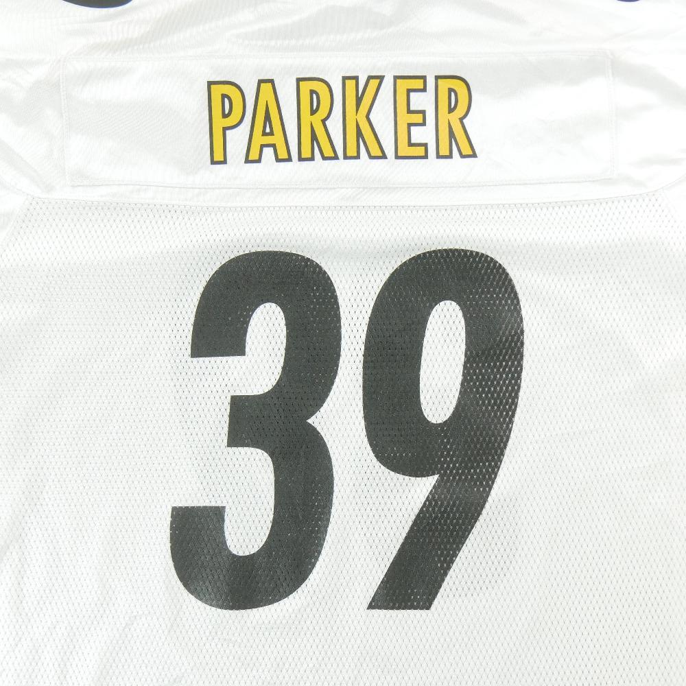 Football Américain - Reebok Maillot NFL Pittsburgh Steelers Willie Parker 39 Running Back 2006–2009 Taille L #QWE7454 - photo 6