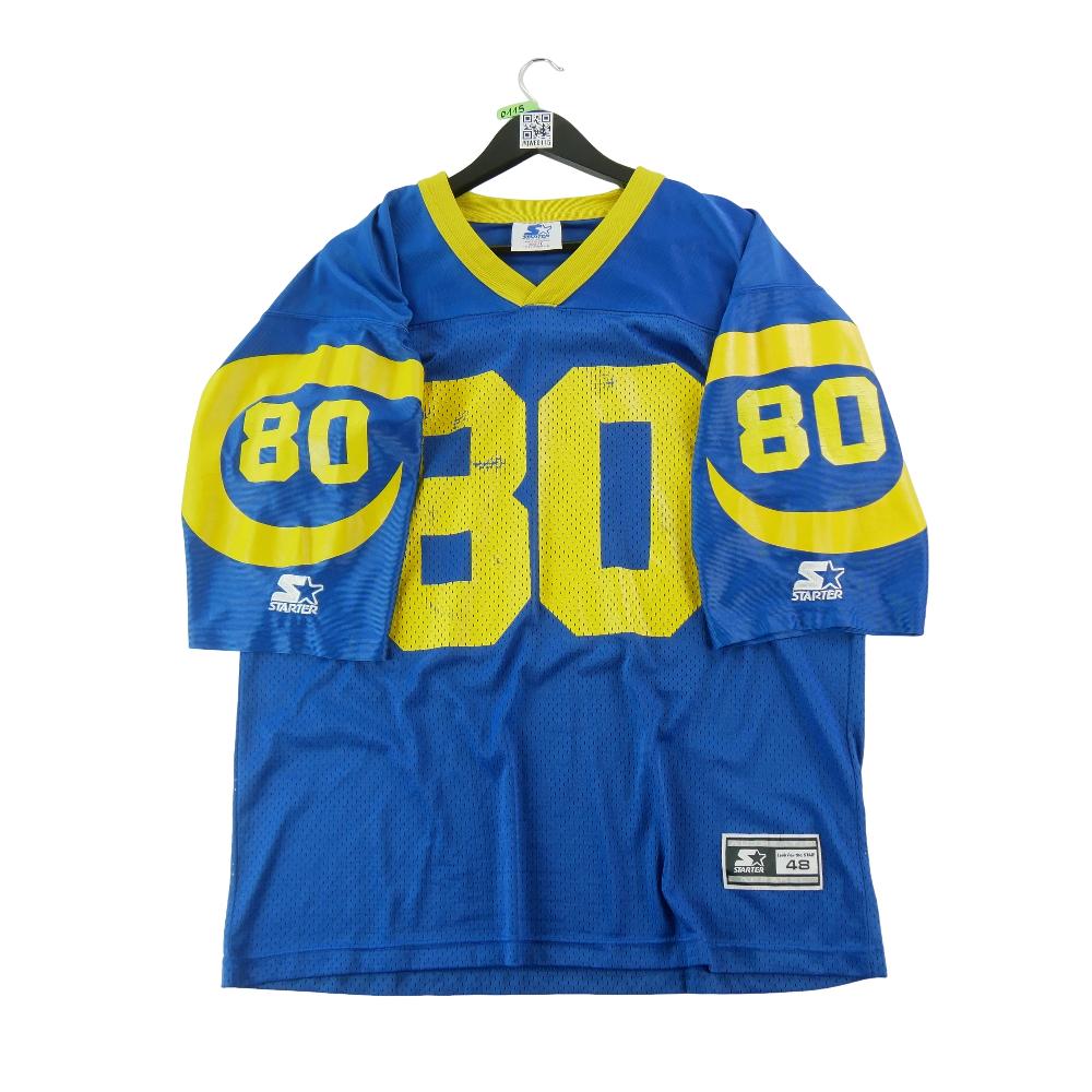 Football Américain - Starter Maillot NFL Saint-Louis Rams Isaac Bruce 80 1995 Authentic Apparel Y2K Taille XL #QWE0115 - photo 1