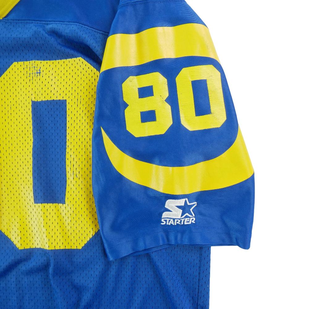Football Américain - Starter Maillot NFL Saint-Louis Rams Isaac Bruce 80 1995 Authentic Apparel Y2K Taille XL #QWE0115 - photo 5