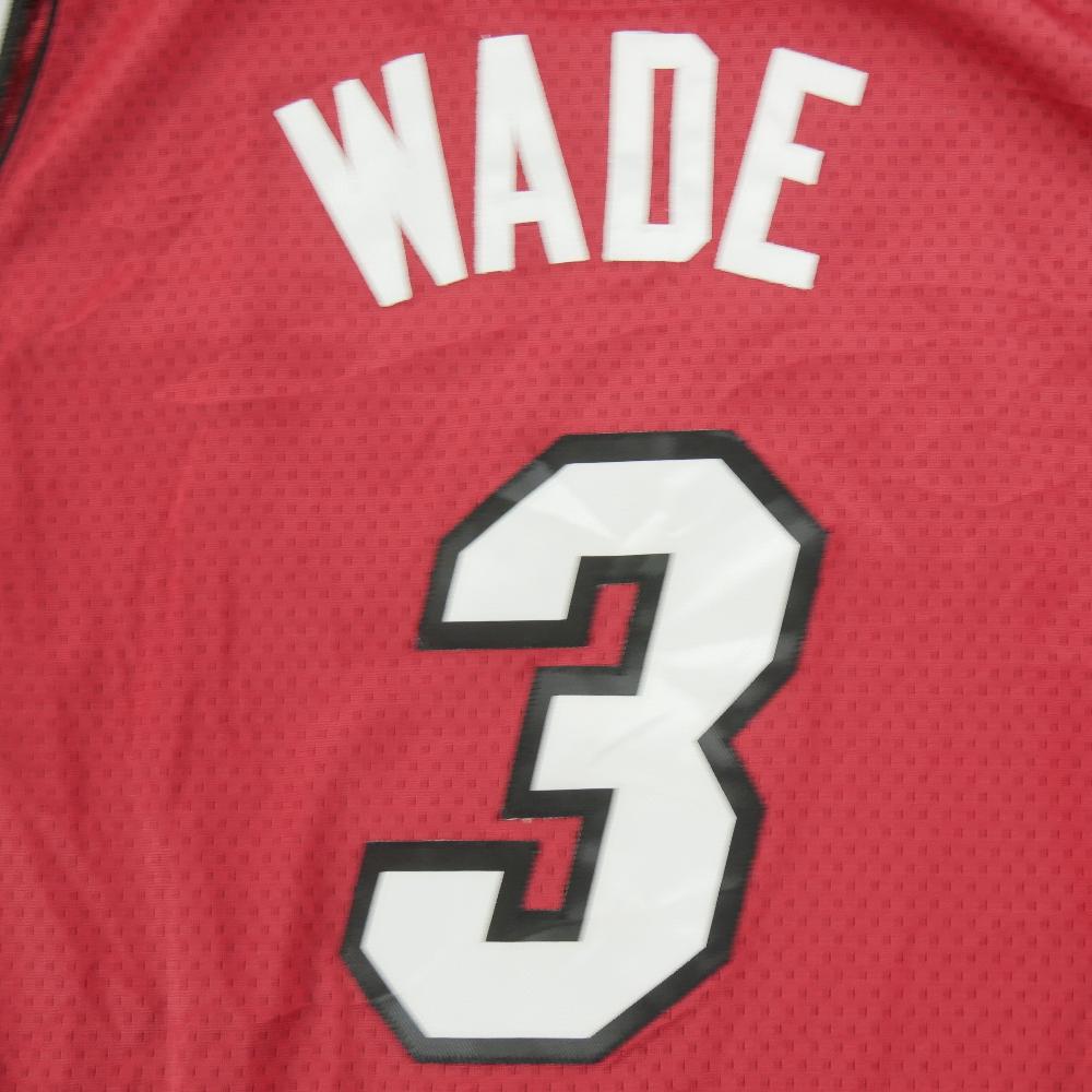 Basket-ball - Adidas Maillot NBA Heat de Miami Dwyane Wade 3 Swingman Alternate Length +2 Taille 2XL #QWE7120 - photo 4
