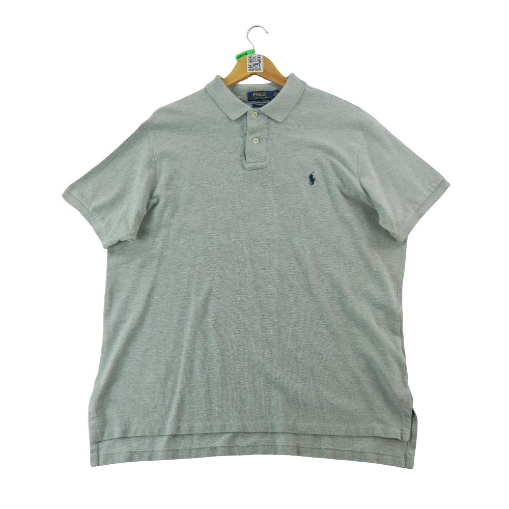 Golf - Polo Ralph Lauren Polo manches courtes Custom Fit Mesh Pony Homme Taille XL Gris #QWE0004 - photo 2