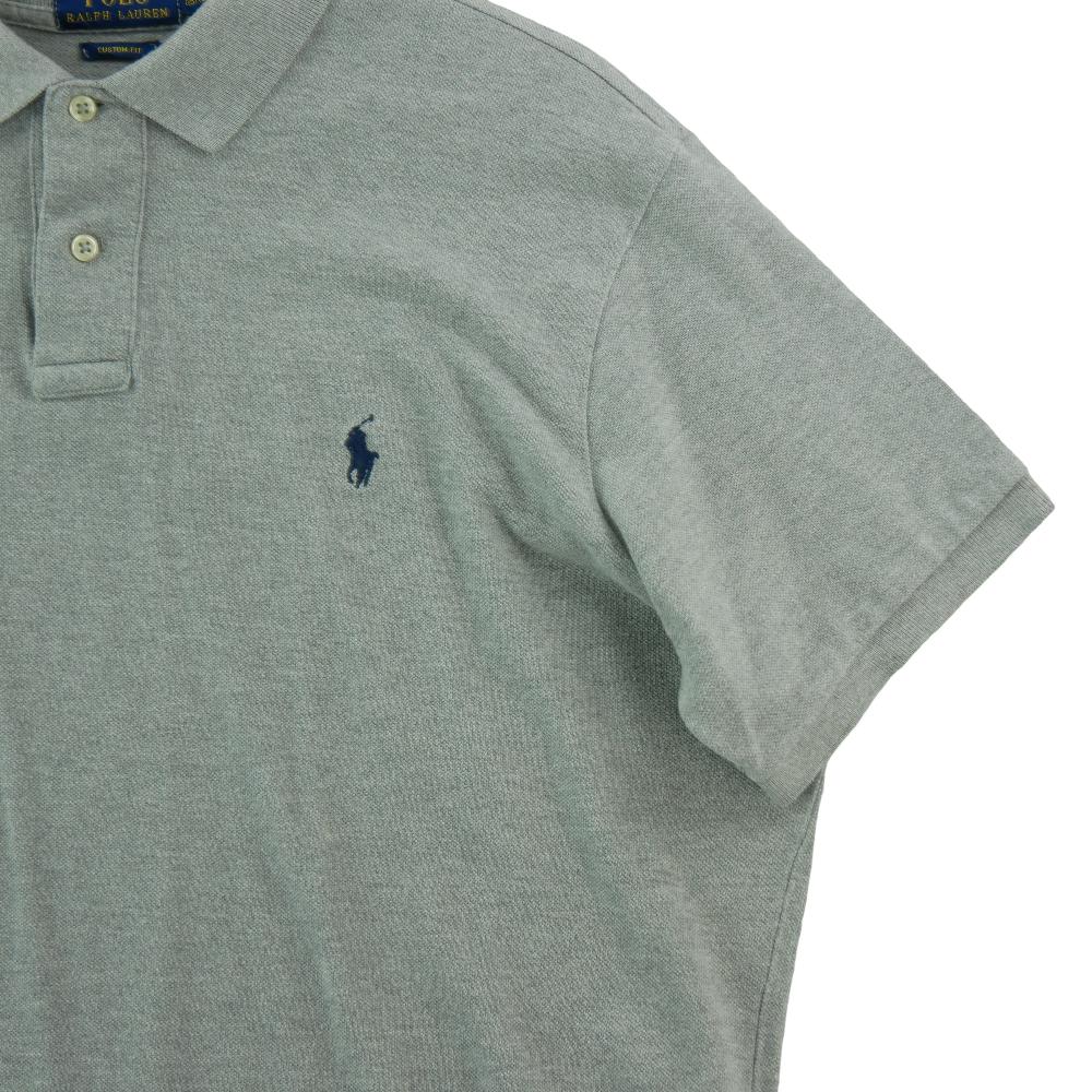 Golf - Polo Ralph Lauren Polo manches courtes Custom Fit Mesh Pony Homme Taille XL Gris #QWE0004 - photo 4