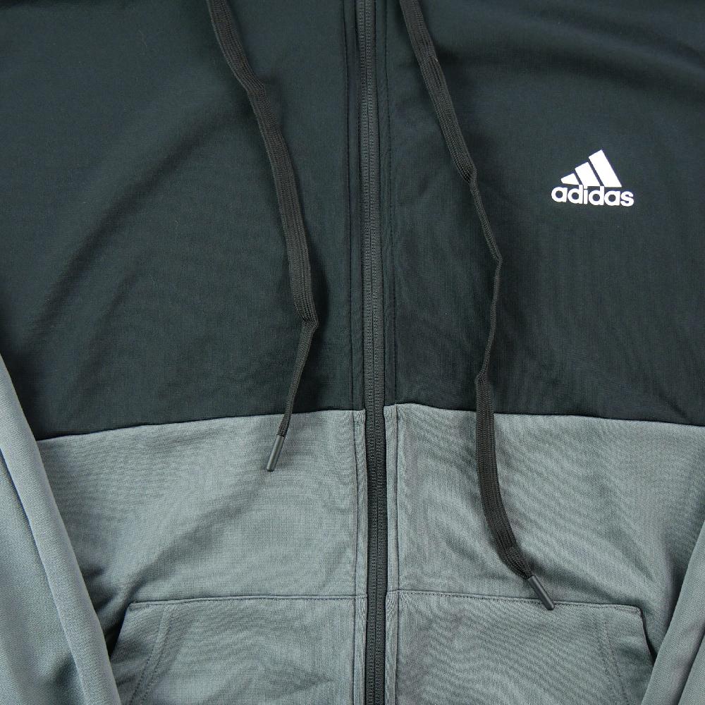 Fitness / Cardio training - Adidas Veste Heat.RDY Veste zippée à capuche 3 bandes Poches kangourou Homme Taille XL Gris #QWE3003 - photo 4