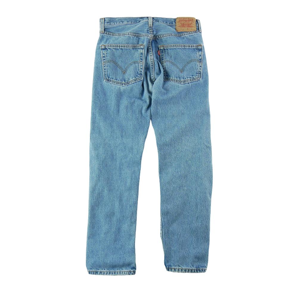 Sportswear - Levi Strauss Jean Upcycling Levis 501 Taille W32/L30 Homme Bleu clair #QWE0741 - photo 3