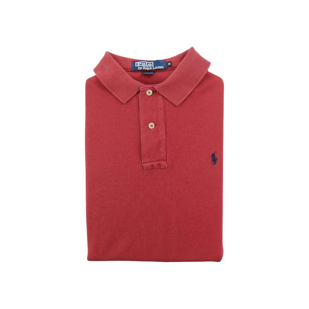 Golf - Polo Ralph Lauren Polo manches courtes Y2K Made in USA Vintage Homme Taille S Rouge #QWE0792 - photo 1