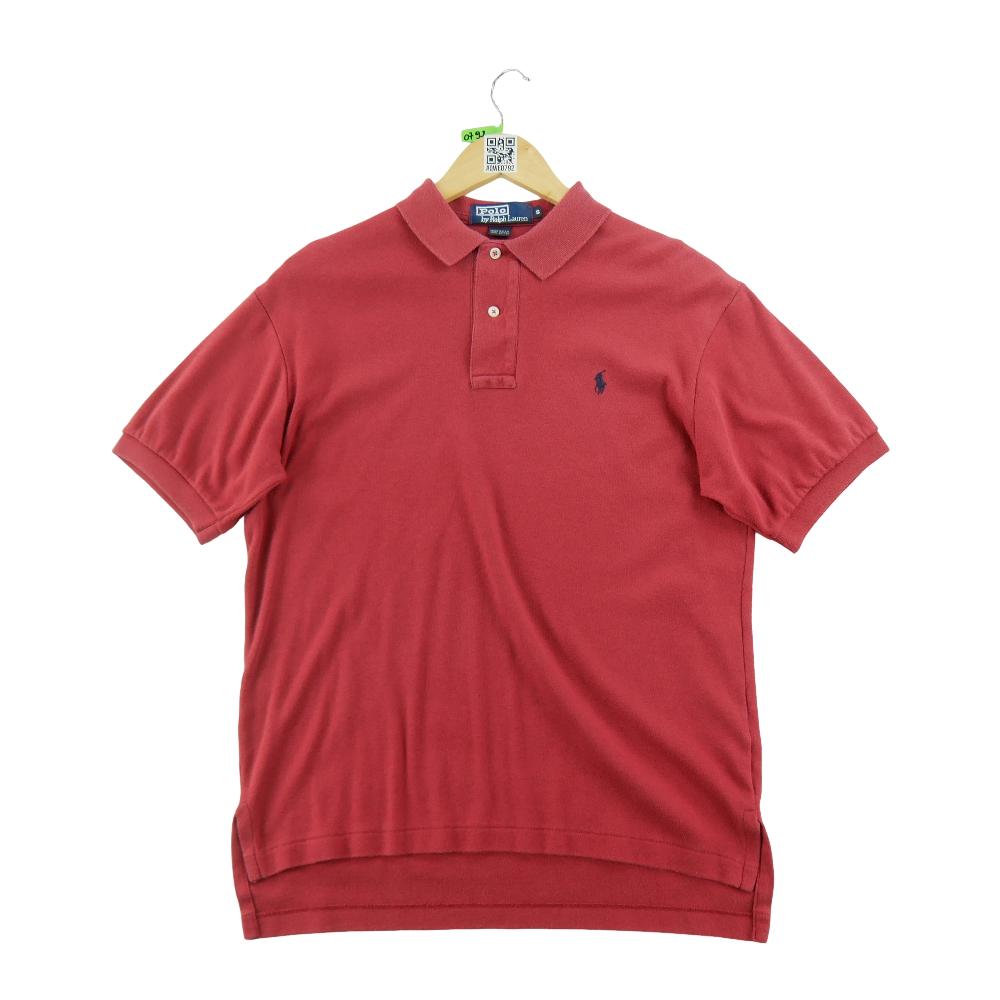Golf - Polo Ralph Lauren Polo manches courtes Y2K Made in USA Vintage Homme Taille S Rouge #QWE0792 - photo 2