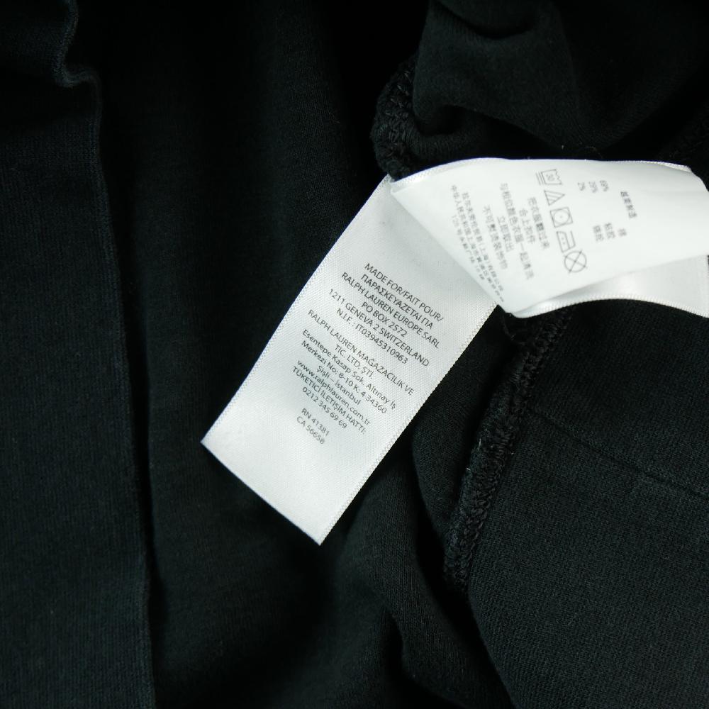 Sportswear - Polo Ralph Lauren Sweat Luxury Jersey Quarter-Zip Pullover Pony brodé Homme Taille M Noir #QWE0795 - photo 8