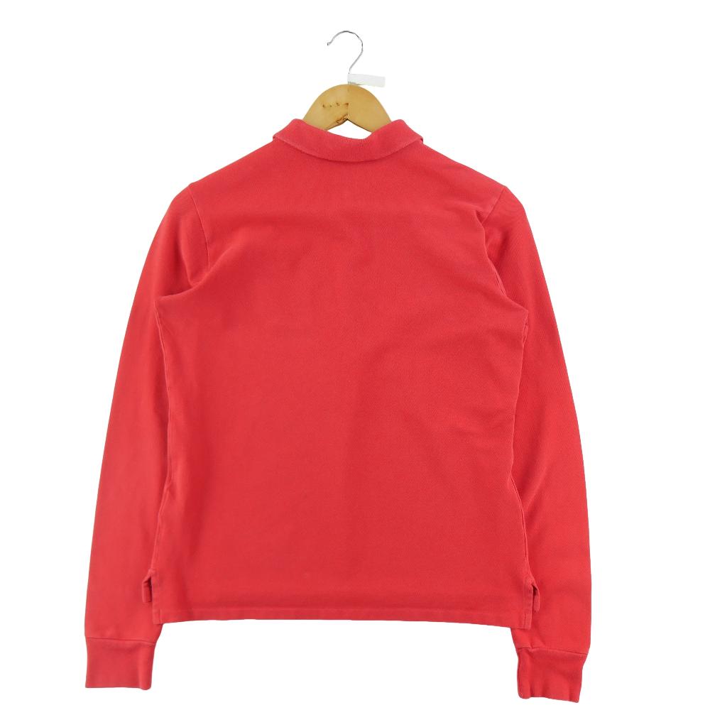 Golf - Polo Ralph Lauren Polo manches longues Big Pony Femme Taille L Rouge #QWE7516 - photo 2
