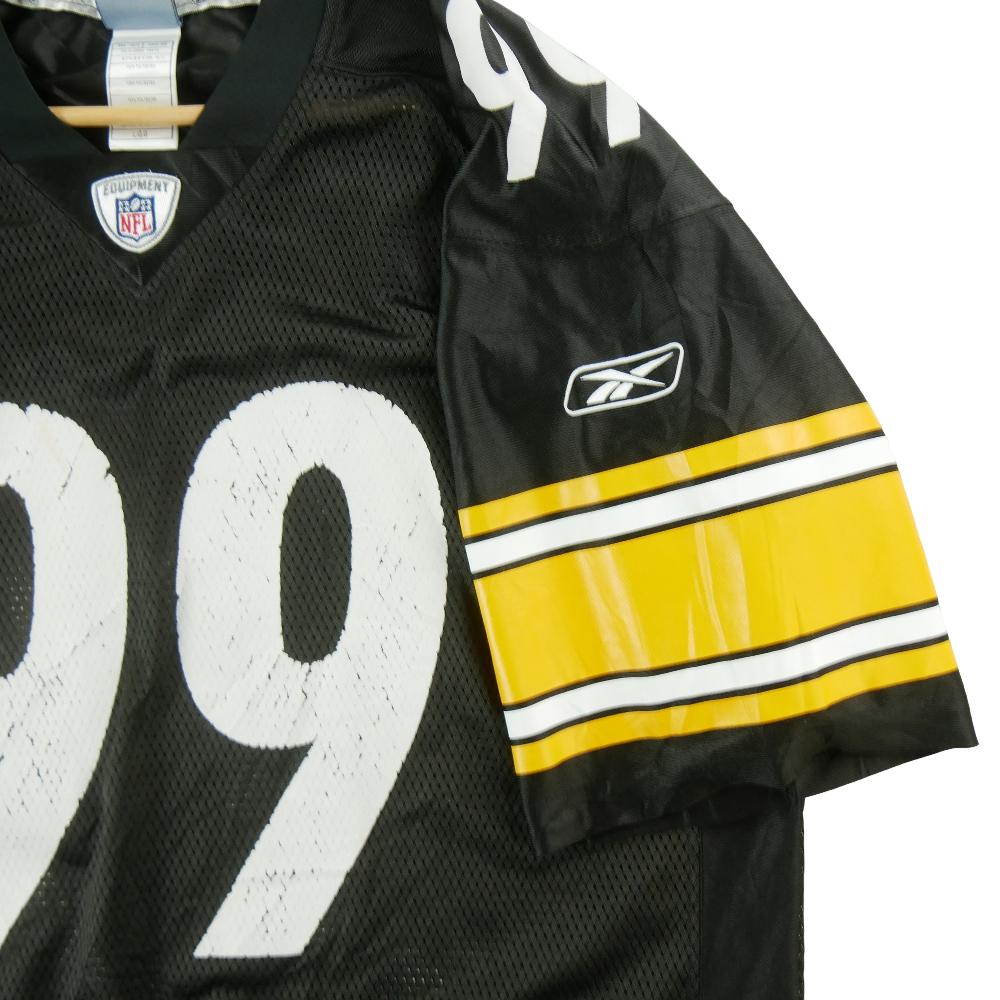 Football Américain - Reebok Maillot NFL Pittsburgh Steelers Brett Keisel 99 Home Jersey 2011 On Field Taille L #QWE4357 - photo 4