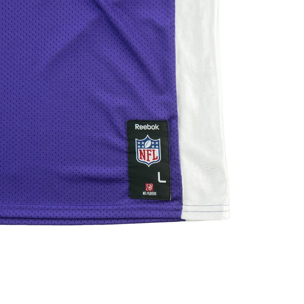 Football Américain - Reebok Maillot NFL Minnesota Vikings Brett Favre 4 Home Jersey 2009–2010 Taille L #QWE0978 - photo 7