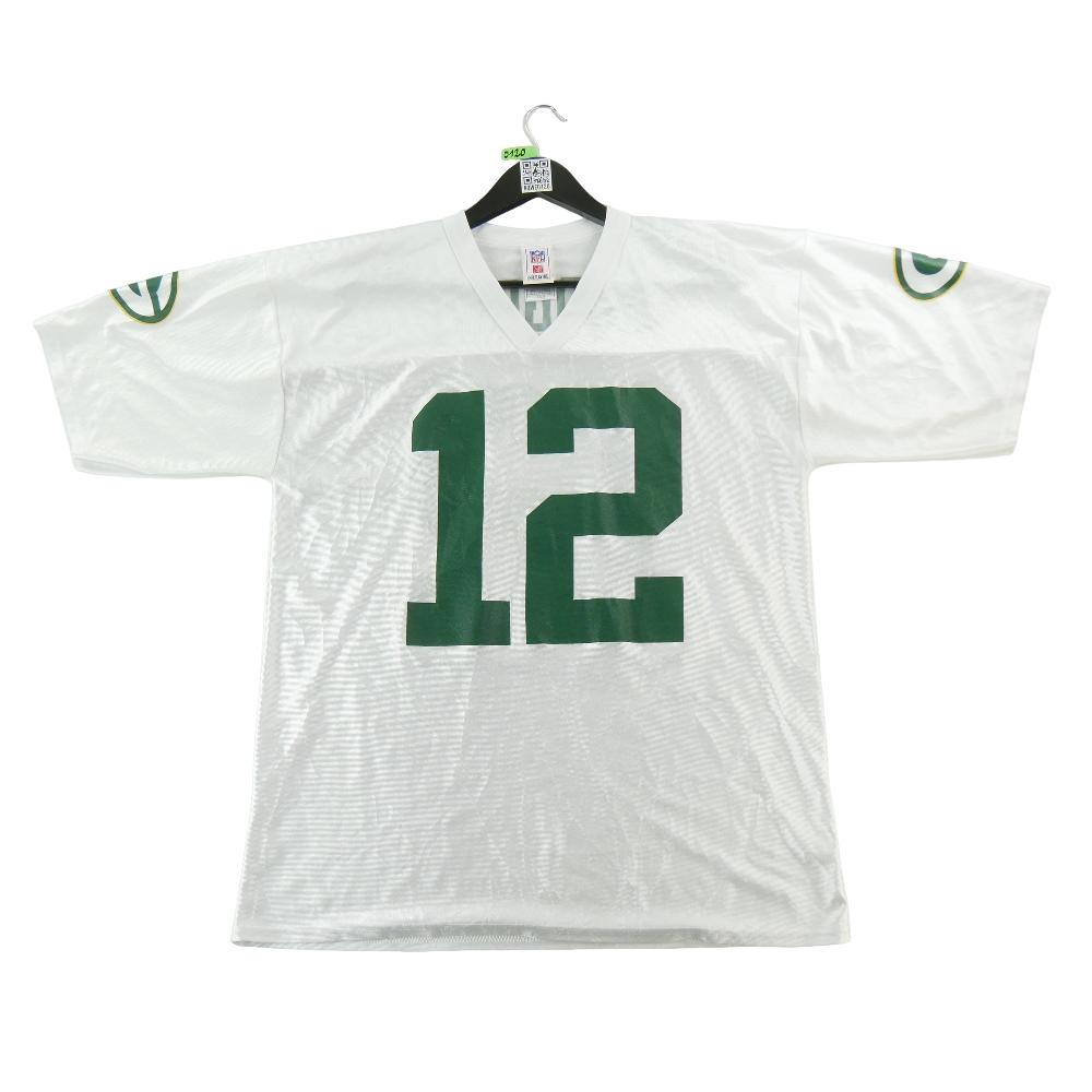 Football Américain - NFL Team Apparel Maillot NFL Green Bay Packers Aaron Rodgers 12 2008–2011 Vintage Taille L #QWE0120 - photo 2