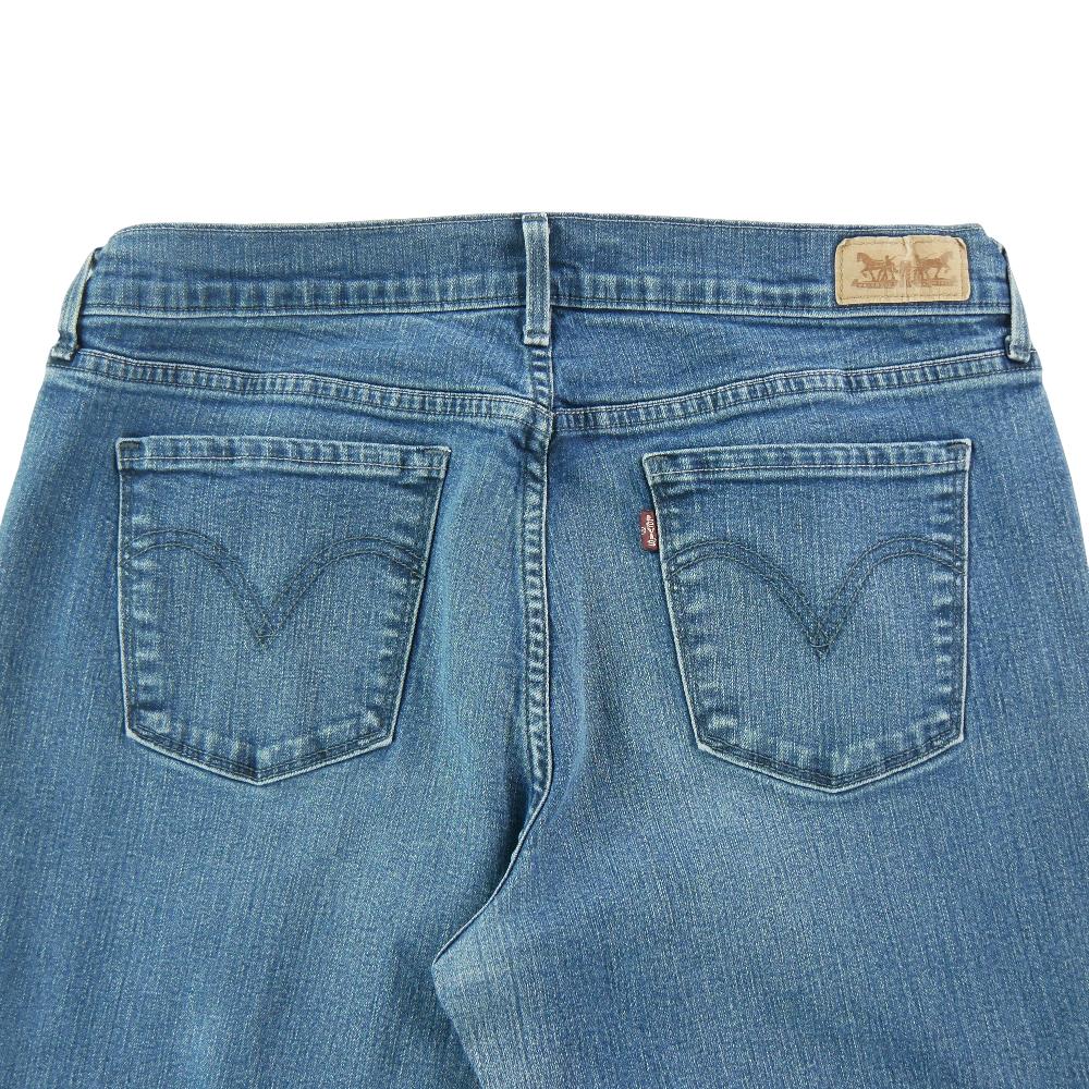 Sportswear - Levi Strauss Jean Levis 505 Straight Leg Taille W31/L32 Femme Bleu #QWE1680 - photo 5