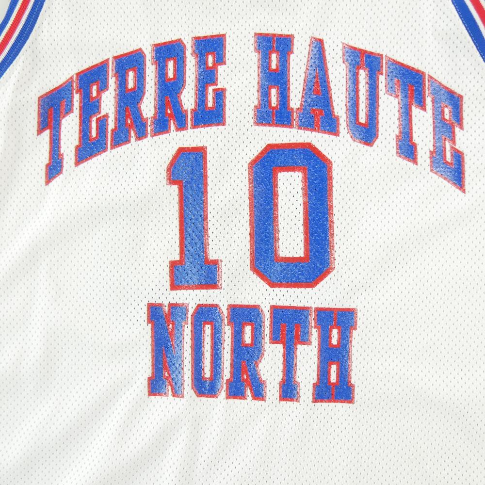 Basket-ball - Russell Athletic Maillot Terre Haute North Vigo Patriots 10 1983–1996 Made in USA Taille L #QWE1392 - photo 3