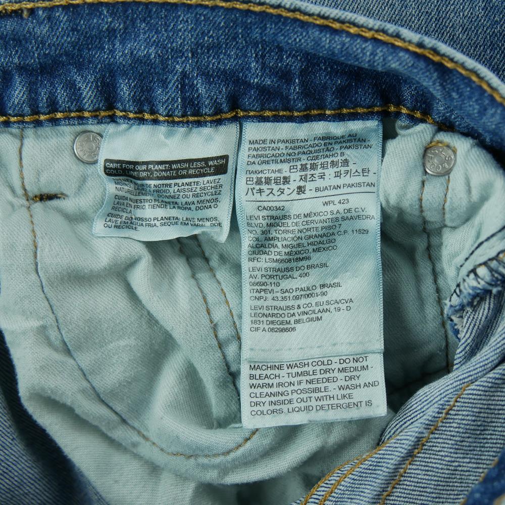 Sportswear - Levi Strauss Jean Levis 514 Straight Fit Taille W32/L32 Homme Bleu #QWE4181 - photo 8