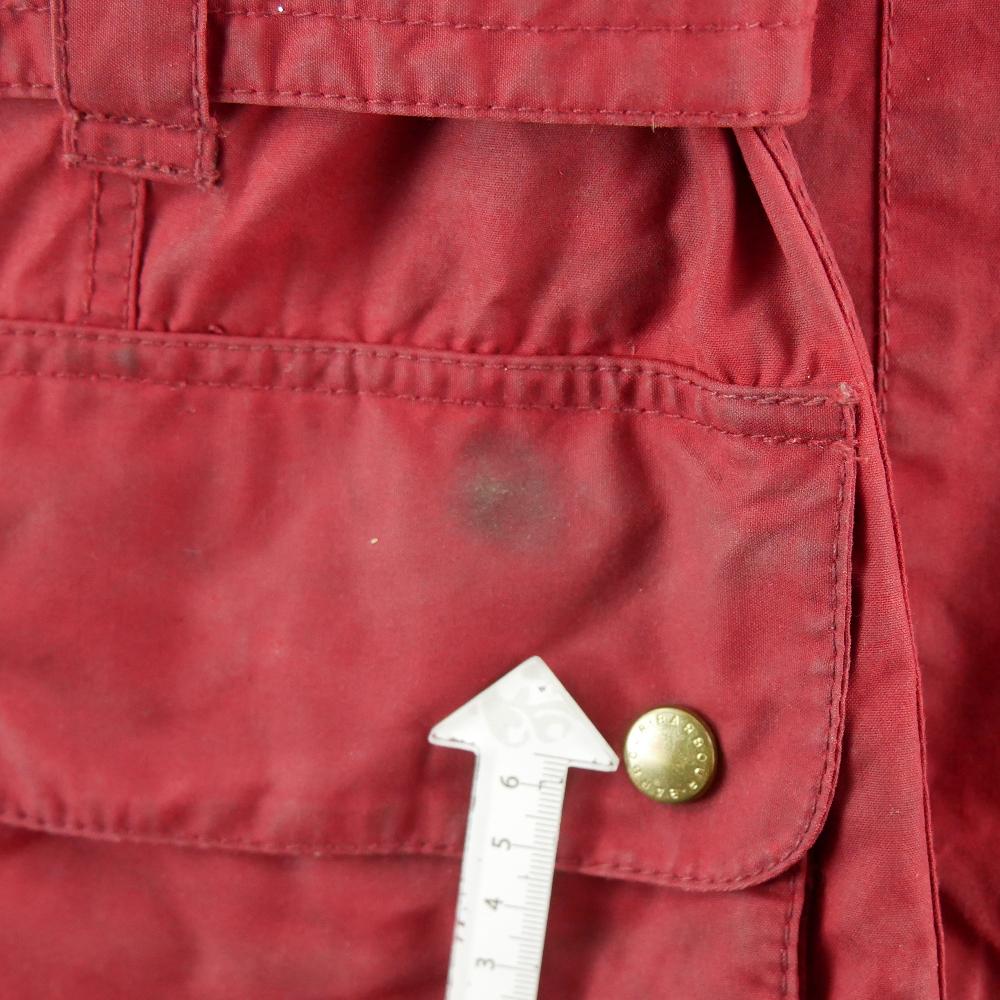 Randonnée / Trek - Barbour Blouson Rainbow wax huilé Femme Taille S Rouge #QWE1111 - photo 7