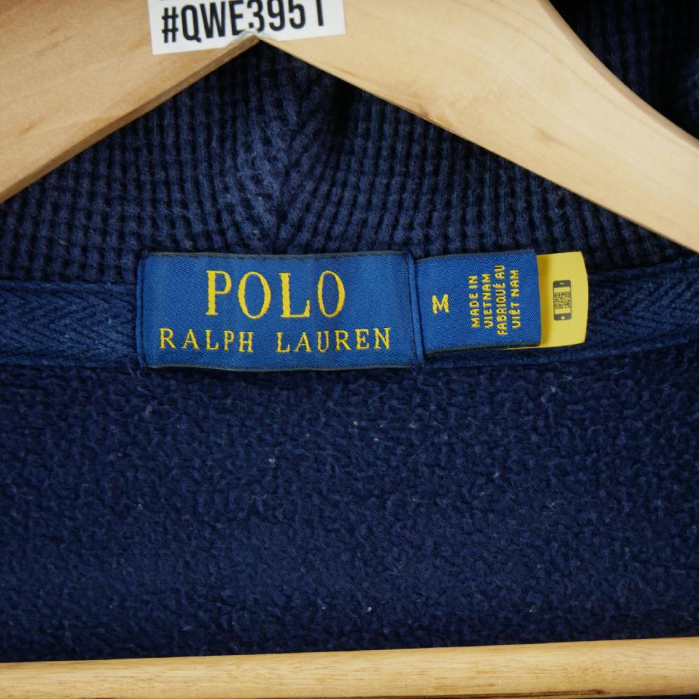 Sportswear - Polo Ralph Lauren Sweat à capuche Fleece Full-Zip Hoodie Pony brodé jaune Homme Taille M - photo 6