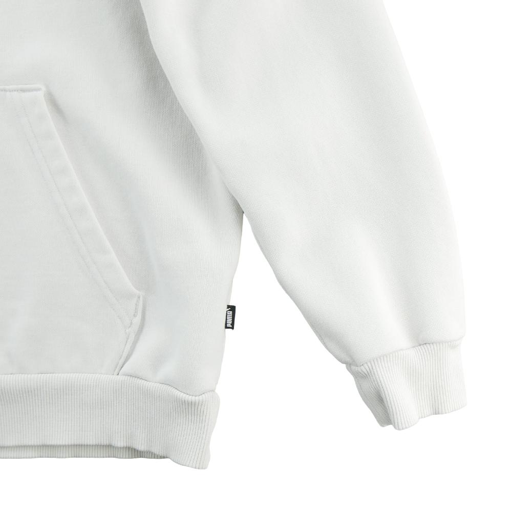 Sportswear - Puma Sweat à capuche Logo imprimé Effet bleu irisé Capuche à cordon Homme Taille M Blanc - photo 4