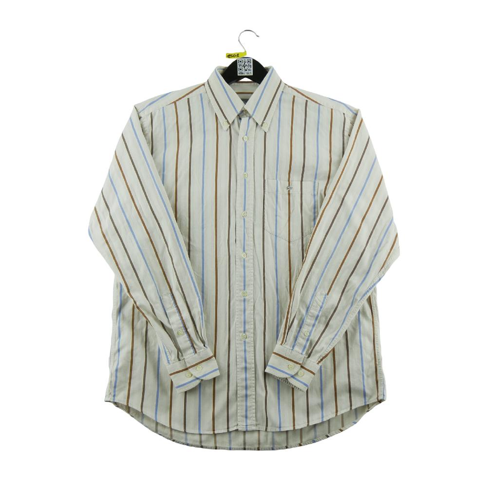 Fitness / Cardio training - Lacoste Chemise classique Homme Taille M à rayures Beige - photo 1