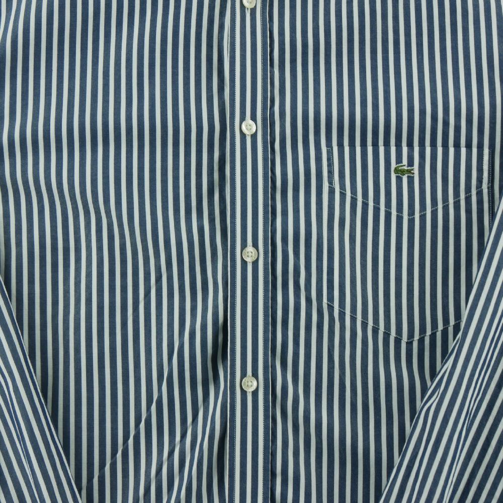Football - Lacoste Chemise classique Homme Taille XL à rayures Marine - photo 3