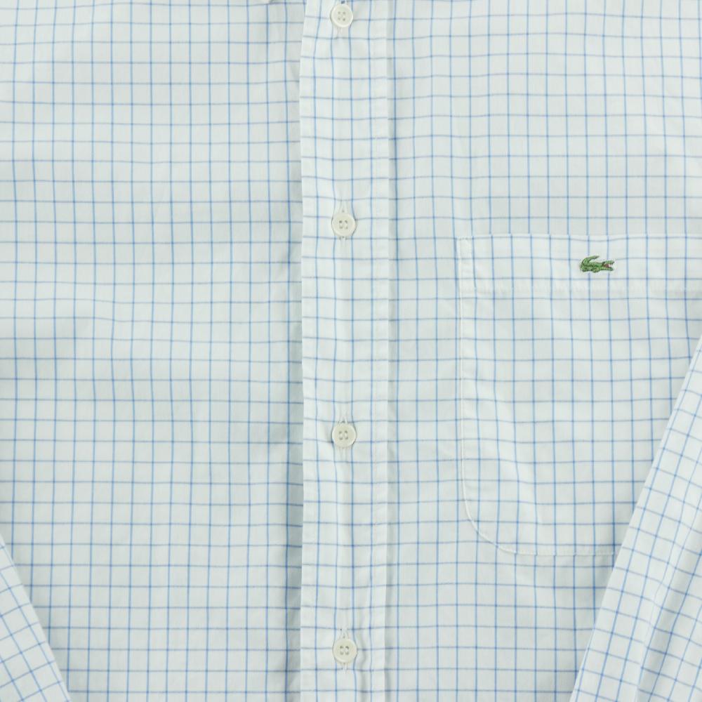 Basket-ball - Lacoste Chemise classique Homme Taille L à carreaux Blanc - photo 3