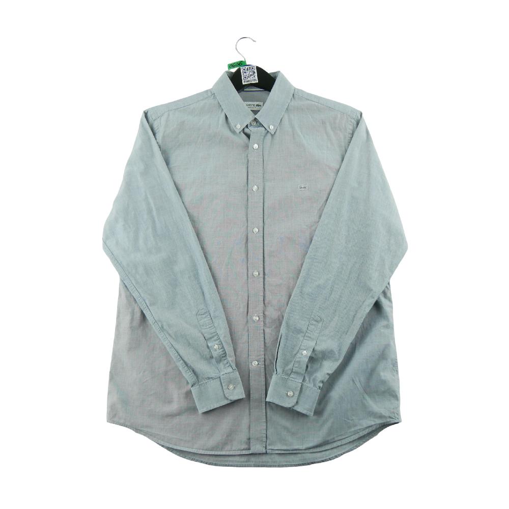 Football Américain - Lacoste Chemise classique Homme Taille L uni Gris - photo 1