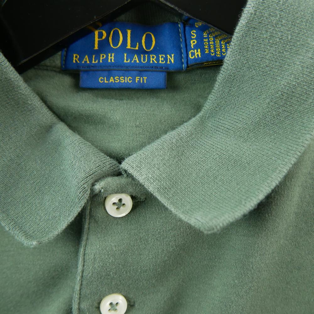 Golf - Polo Ralph Lauren Polo manches courtes Classic Fit 3 Boutons Pony Homme Taille S Kaki - photo 8