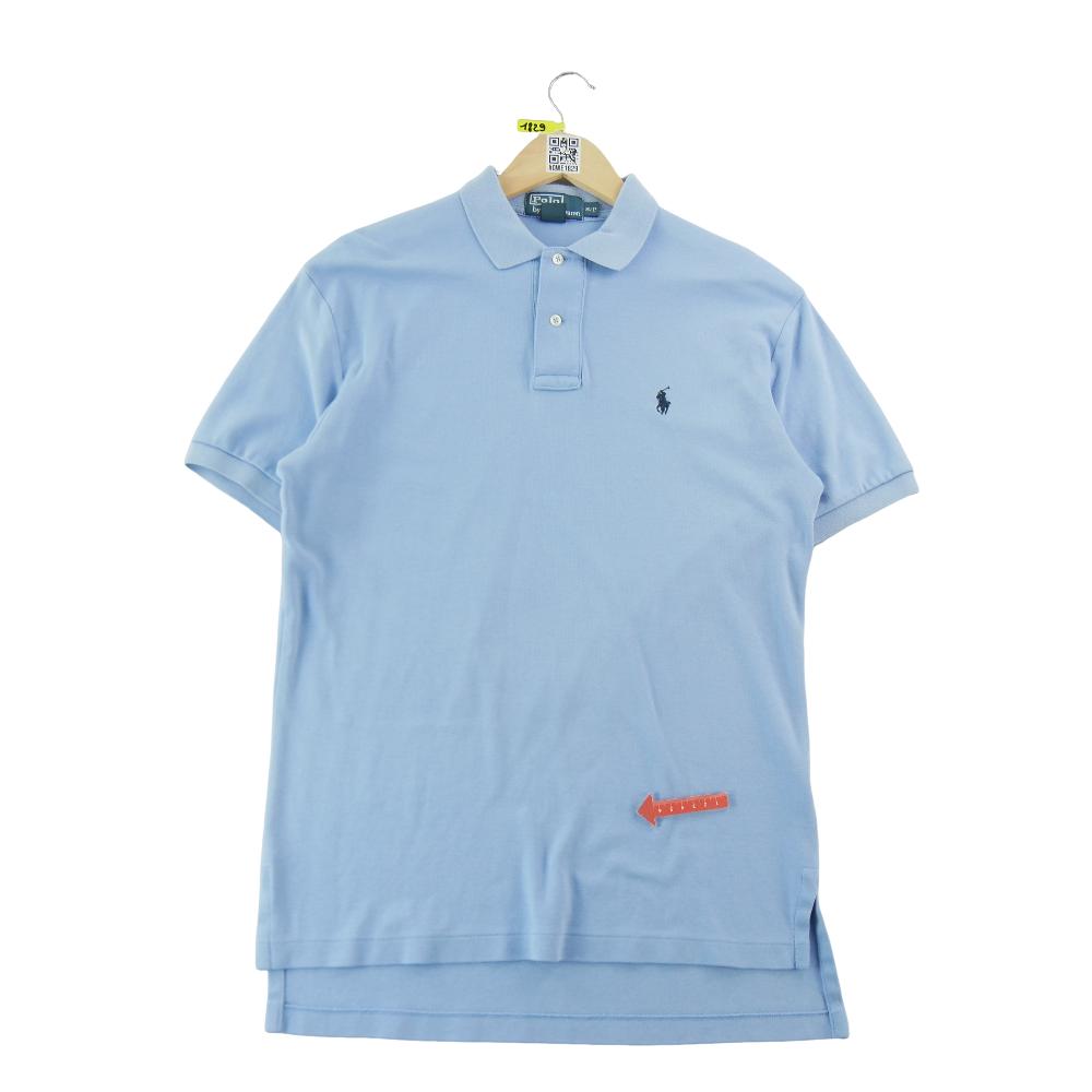Golf - Polo Ralph Lauren Polo manches courtes Custom Fit Mesh Pony Homme Taille S Bleu clair - photo 6