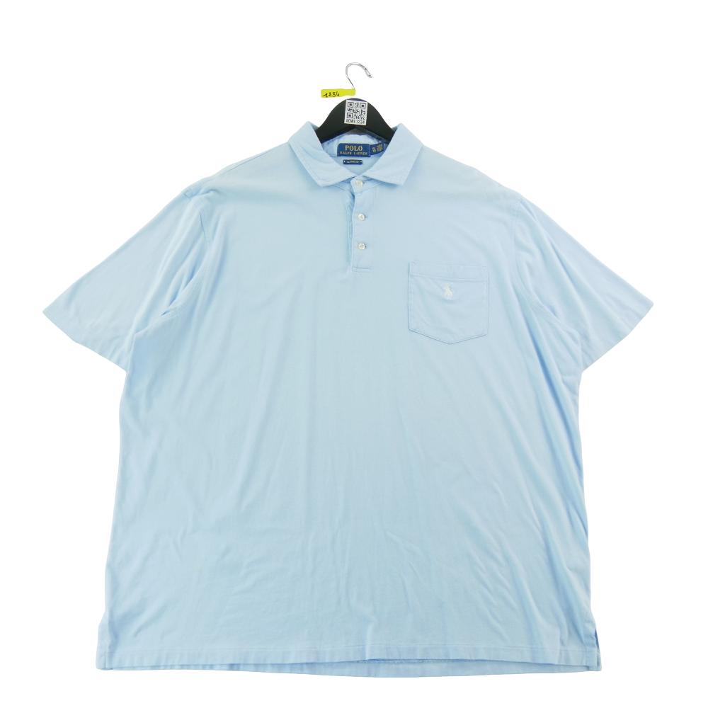 Golf - Polo Ralph Lauren Polo manches courtes Classic Fit Mesh Pony Homme Taille XL Bleu clair - photo 2