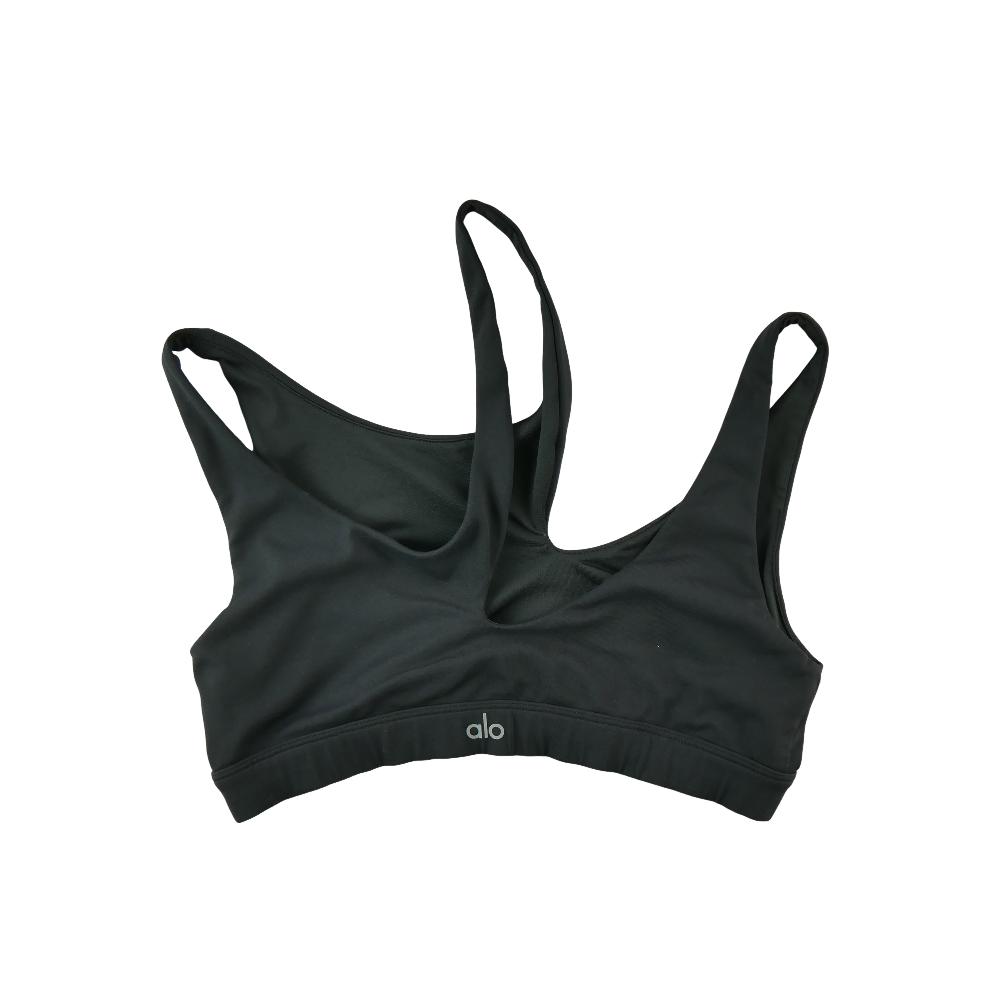 Course à pied trail - Alo Brassières Peak Asymmetrical Sports Bra Cutout W9125R Femme Taille XS Noir - photo 2