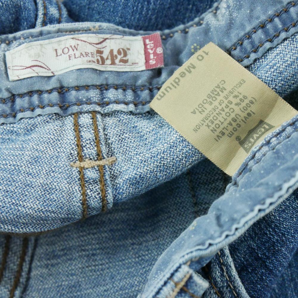 Sportswear - Levi Strauss Jean Levis 542 Low Flare Taille W32/L32 Femme Bleu clair - photo 6
