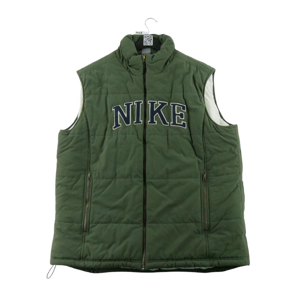 Randonnée / Trek - Nike Doudoune Spellout brodé Y2K Rétro Coupe droite Vintage Poches zippées Homme Taille XL - photo 1