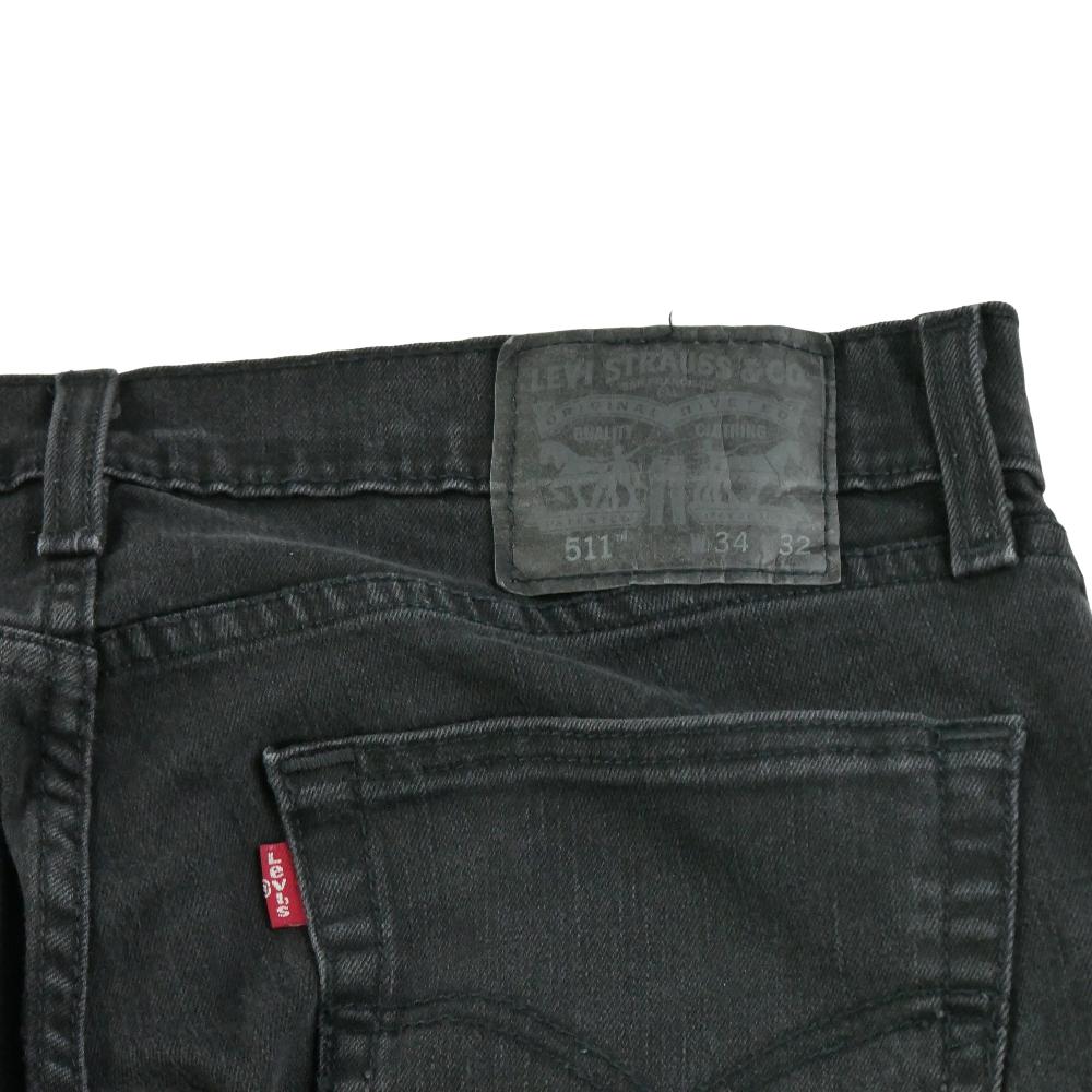 Sportswear - Levi Strauss Jean Levis 511 Slim Fit Taille W34/L32 Homme Noir - photo 6