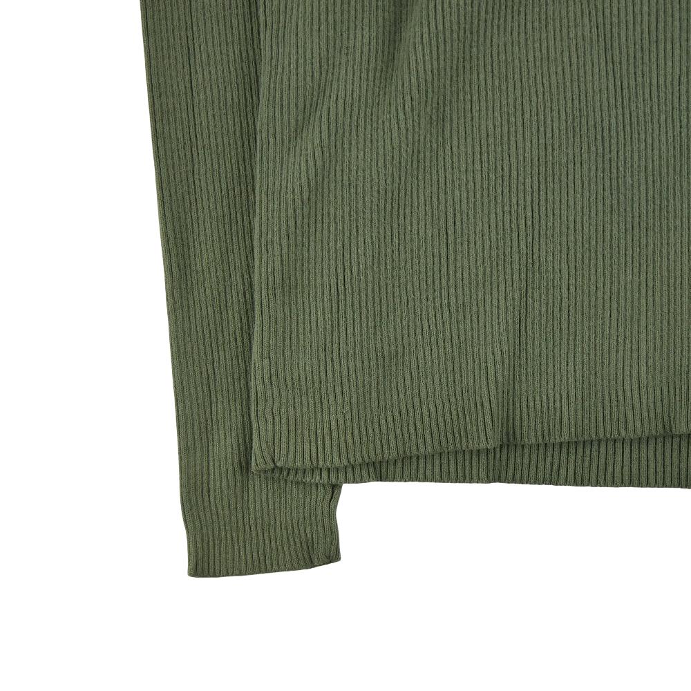 Sportswear - Lauren Ralph Lauren Pull col roulé Femme Taille XS Kaki - photo 4
