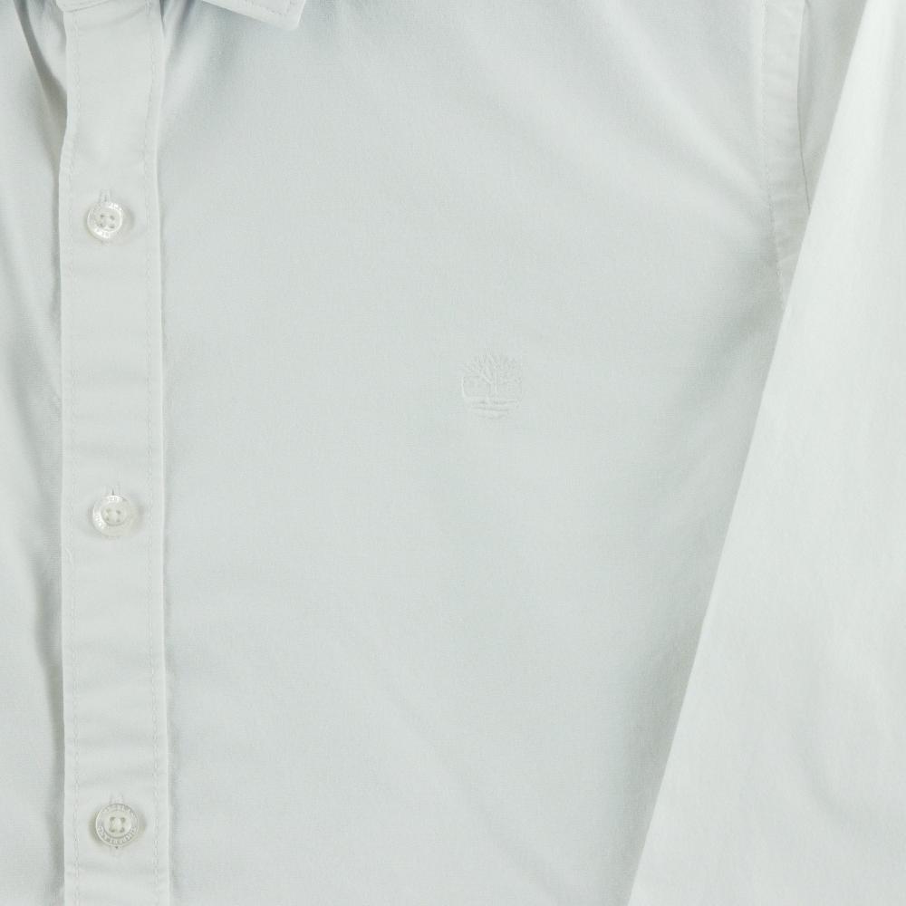 Sportswear - Timberland Chemise classique Homme Taille S uni Blanc - photo 4