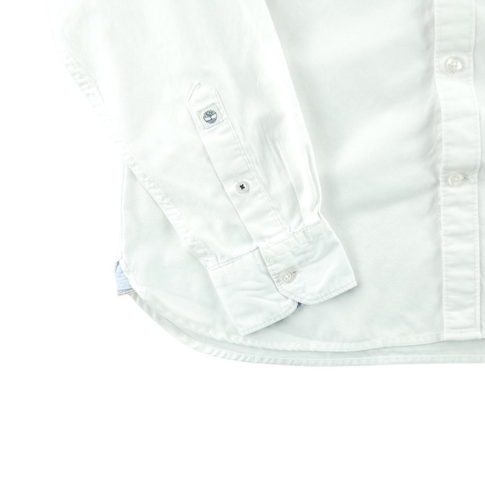 Sportswear - Timberland Chemise classique Homme Taille S uni Blanc - photo 5