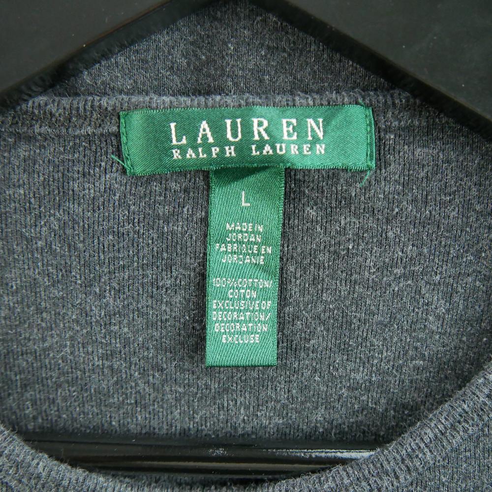 Golf - Lauren Ralph Lauren Pull Femme Taille L Gris - photo 5