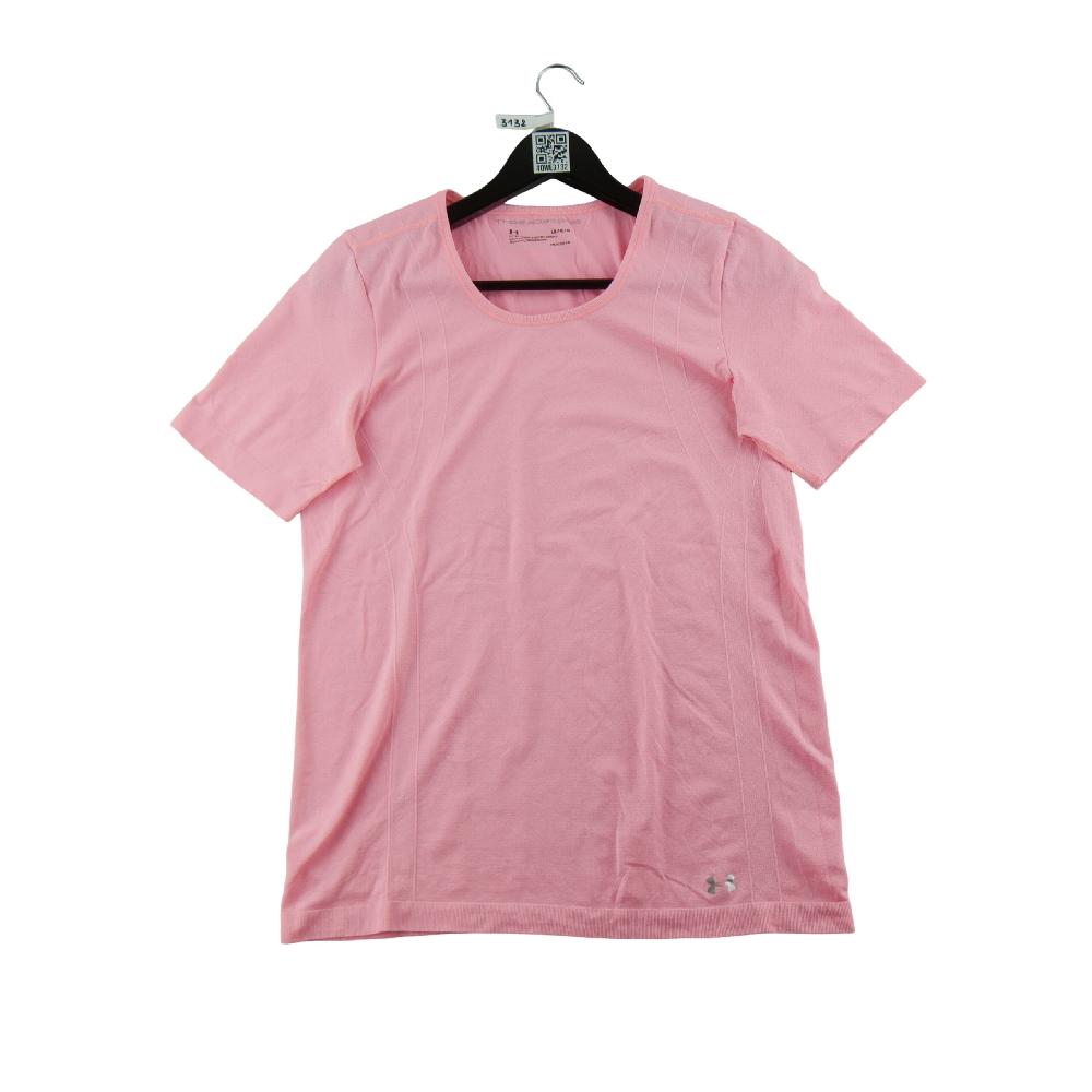 Fitness / Cardio training - Under Armour T-shirt Threadborne Seamless Fitted Short Sleeve HeatGear Femme Taille L Rose - photo 1
