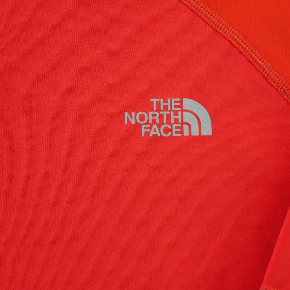 Course à pied trail - The North Face Pull polaire Momentum Thermal 1/2 Zip FlashDry Homme Taille M Rouge - photo 3