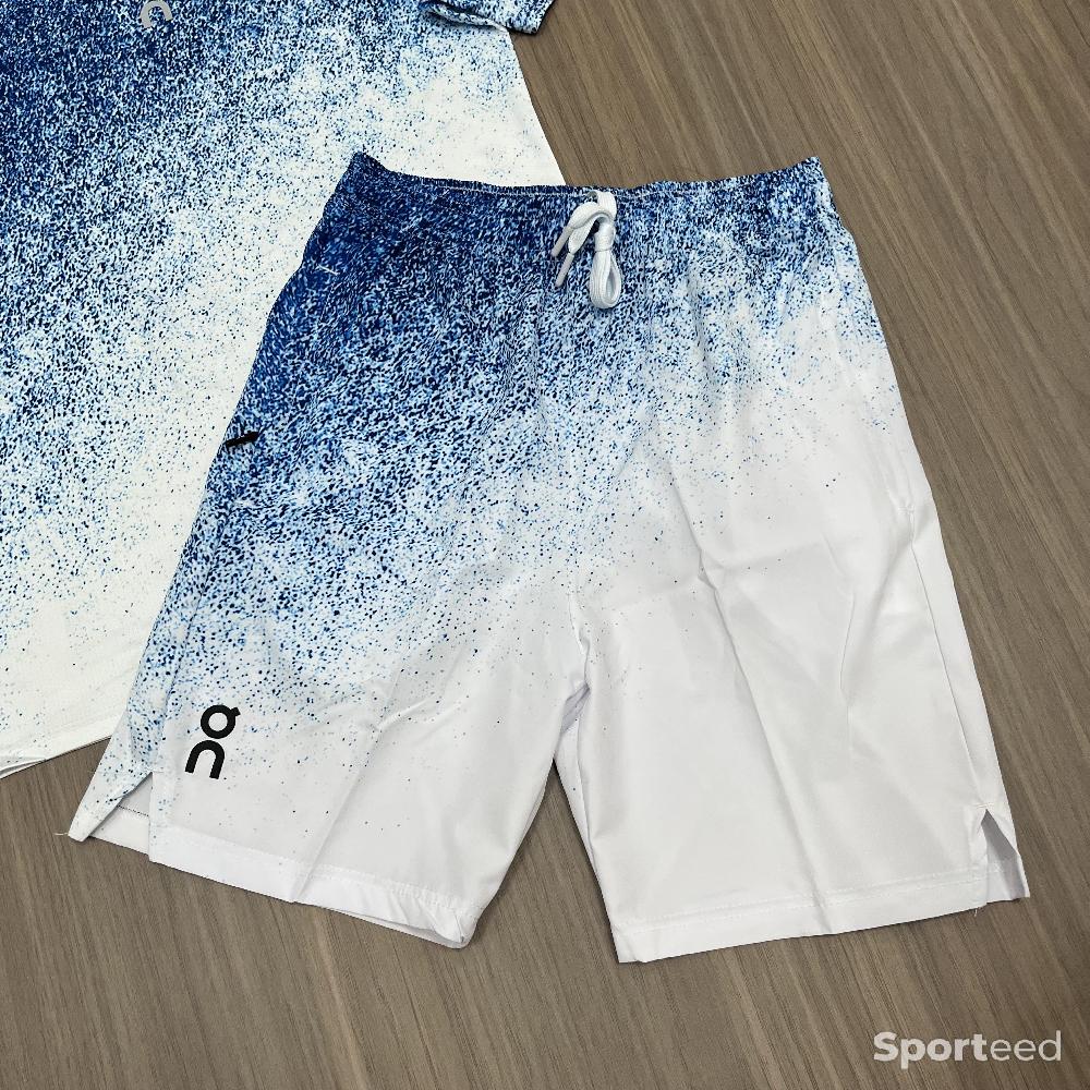 Tennis - Tenue On-Running Tennis : tâche bleu  - photo 3