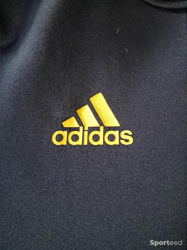 Football - Haut Entraînement Adidas Ajax Amsterdam XS – Sweat Pro Bleu & Rouge BR7131    - photo 3