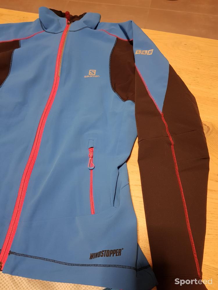 Course à pied trail - Veste gilet coupe vent Salomon XS - photo 5